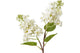 Lilac Spray Artificial Flower Stem Plastic White 7x18x66CM
