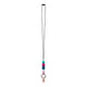 Teacher Silicone Beaded Lanyard with Safety Clip