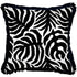 Escape to Paradise Cushion Cover Coastal Fringe Black Casa Palms Black 60CM X 60CM