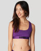PSD Underwear Modal Solids Purple Sports Bra