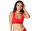 PSD Modal Solids Red Sports Bra