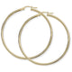 Rossan PC2301 Gold Plated Hoop Earrings 60MM