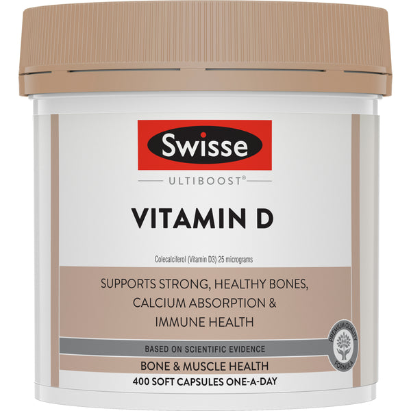 Swisse Ultiboost Vitamin D Capsule 400