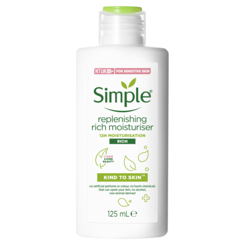 Simple Kind To Skin Rich Moisturiser Replenishing 125ml