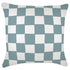 Escape to Paradise Cushion Cover With Piping Check Blue 60CM x 60CM