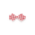 Purebaby Organic Bow Headband Heart Gingham Print