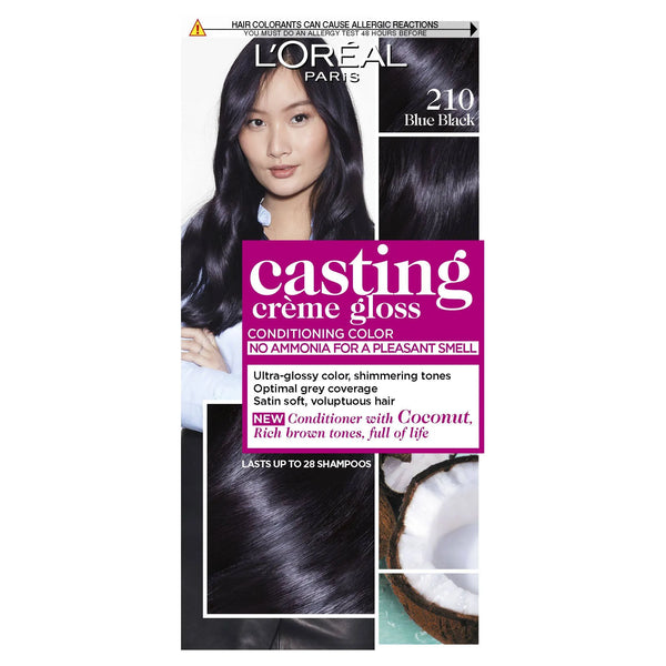 L'Oréal Cast Crème 210 Blue Black