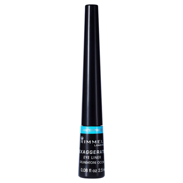 Rimmel London Exaggerate Waterproof Liquid Eyeliner – 003 Black