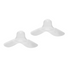 New Beginnings Second Skin Silicone Nipple Shields Size L 2 Pack