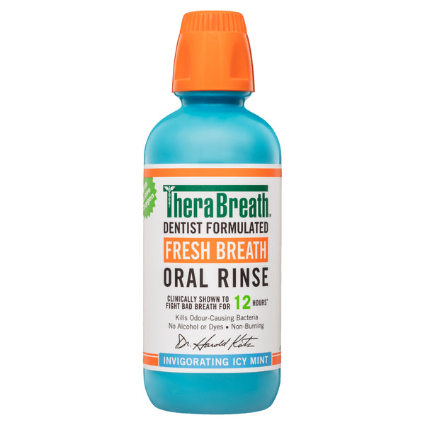 Therabreath Oral Rinse Icy Mint 473Ml