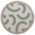 Escape to Paradise Round Placemat Coastal Fringe Muse Sage 40CM