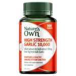 Natures Own High Strength Garlic 10000mg 100 Tablets
