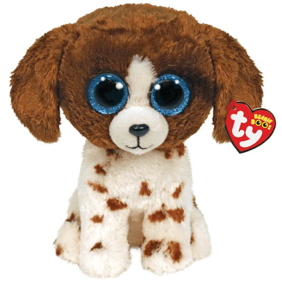 Ty Beanie Boos Muddles Dog Brown & White