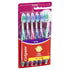 Colgate Zigzag Deep Interdental Clean Toothbrush Medium Value 6 Pack
