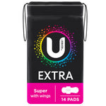 Kotex U Super Wing Extra Pads 14 Pack
