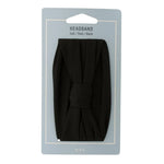 Mae Soft Thick Black Headband