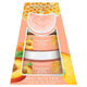 The Nourish Bar Body Bath Trio Manuka Honey and Peach Soap Set 3 x 100g