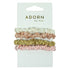 Adorn by Mae Elastics Slim Scrunchies Nudes