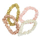 Adorn by Mae Elastics Slim Scrunchies Nudes