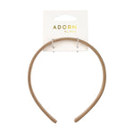 Mae Headband Matte Satin Gold 1.5CM