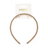Mae Headband Matte Satin Gold 1.5CM