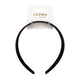 Mae Headband Matte Satin Black 3.5CM 412315