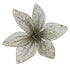 Theatre Seasonal Decor Champagne Netted Poinsettia