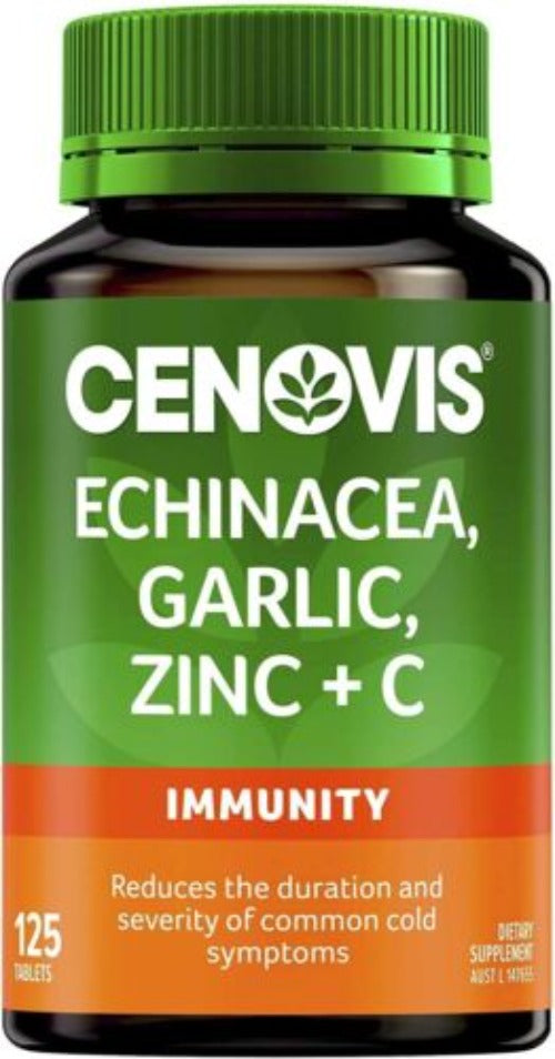 Cenovis Echinacea Garlic Zinc & C 125 Tablets