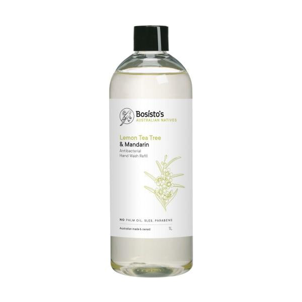 Bosistos Hand Wash Refill Lemon Tea Tree & Mandarin 1L