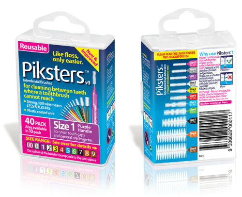 Piksters Interdental Size 1 Purple 40Pk