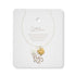 Palas Lotus and Pearl Amulet Necklace Spiritual Jewellery 45CM