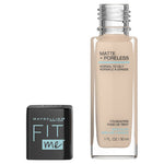 Maybelline Fit Me Matte and Poreless Mattifying Liquid Foundation Classic Ivory 120 30ML