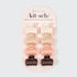 Kitsch Mini Cloud Claw Clips for Hair Styling 8 Piece Set