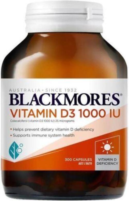 Blackmores Vitamin D3 1000IU 300 Capsules