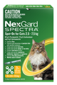 NexGard Spot On for Cats 2.5 to 7.5 kg 6 Pack