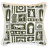 Escape to Paradise Cushion Cover Coastal Fringe Naxos Eucalyptus 60CM X 60CM