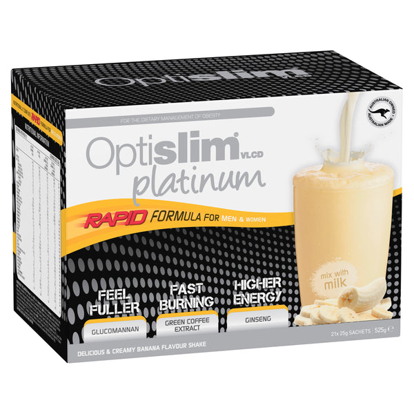 Optislim Vlcd Platinum Shake Banana25G X 21