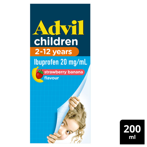 Advil Childrens Pain & Fever 2-12Yrs 200Ml