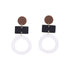 Kiki Black & White Dangle Earrings