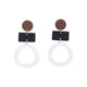 Kiki Black & White Dangle Earrings