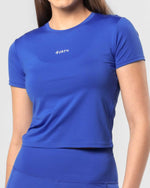 Premium Activewear - Signature Crop – Cobalt Blue