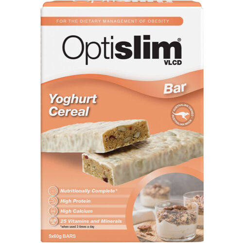 Optislim VLCD Yoghurt Cereal Bar 5x60g