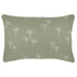 Escape to Paradise Cushion Cover With Piping Palm Cove Sage 35CM X 50CM