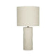 Amalfi Tide Ceramic Table Lamp with Linen Shade 50CM