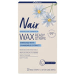 Nair Soft Natural Body Wax Strips 20 Count