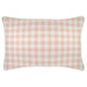 Escape to Paradise Cushion Cover With Piping Ginglam Peach 35CM X 50CM