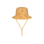 Dozer Baby Boys Bucket Broulee Mustard Hat Size Small