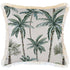 Escape to Paradise Cushion Cover Coastal Fringe Palm Tree Paradise Natural 60CM x 60CM