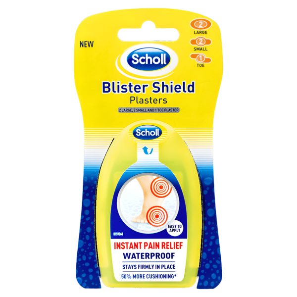 Scholl Blister Shield Plasters 5 Pack – Mixed