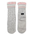 Wicked Sista Grey Knit Slipper Socks